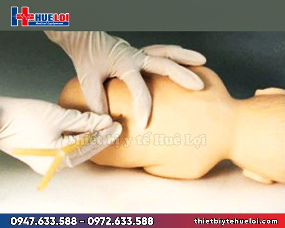 Mô hình thực hành chọc dịch não tủy trẻ em